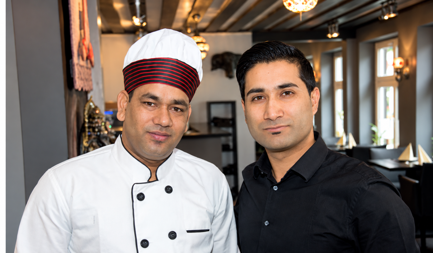 Chef Harjit und Manoj – Geschäftsführer von Anaya